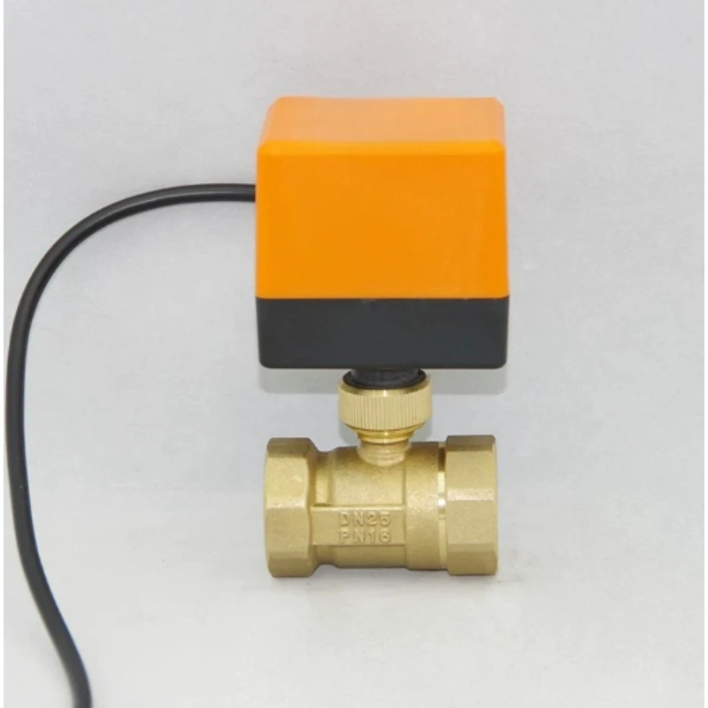 2 Way Electric Ball Valve 220V DN15 DN20 Air Conditioner Fan Coil Control Valve