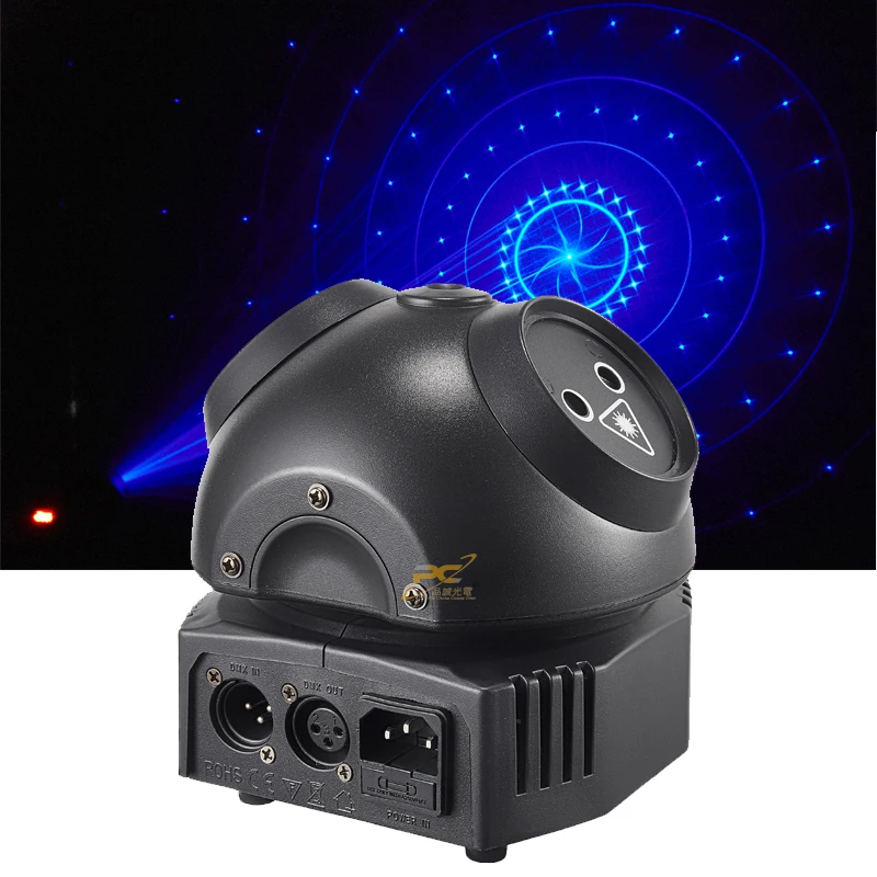 New Design 30W Mini Laser RGB 3IN1 Moving Head Light Dmx 512 Remote Control Dj Disco Party Equipment