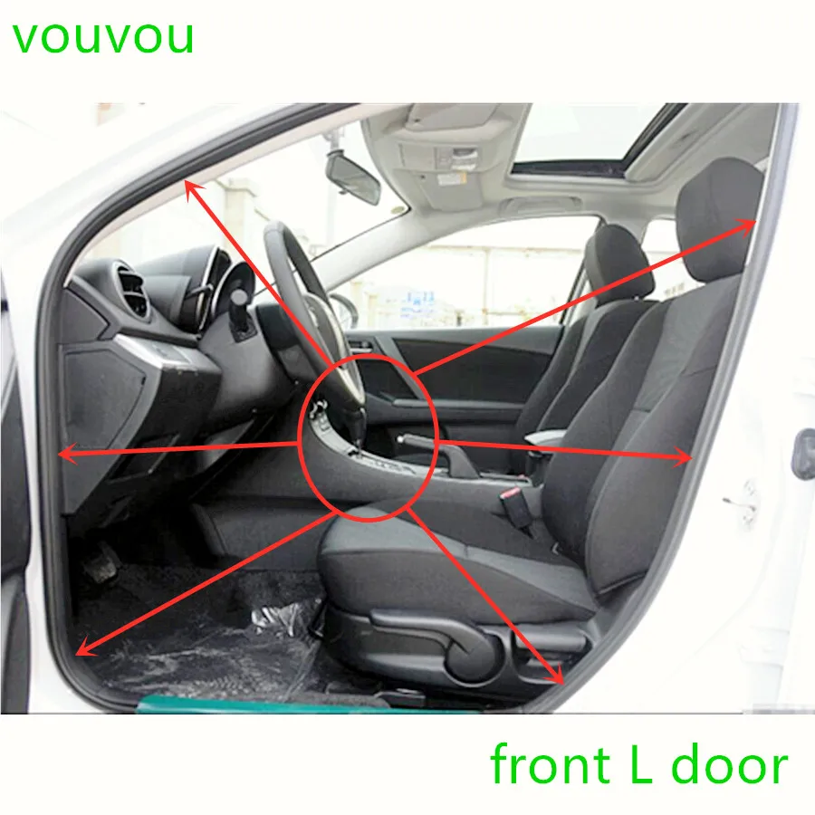 Car accessories BBM4-68-912 door body rubber seal for Mazda 3 2008-2013 BL sedan 4 door