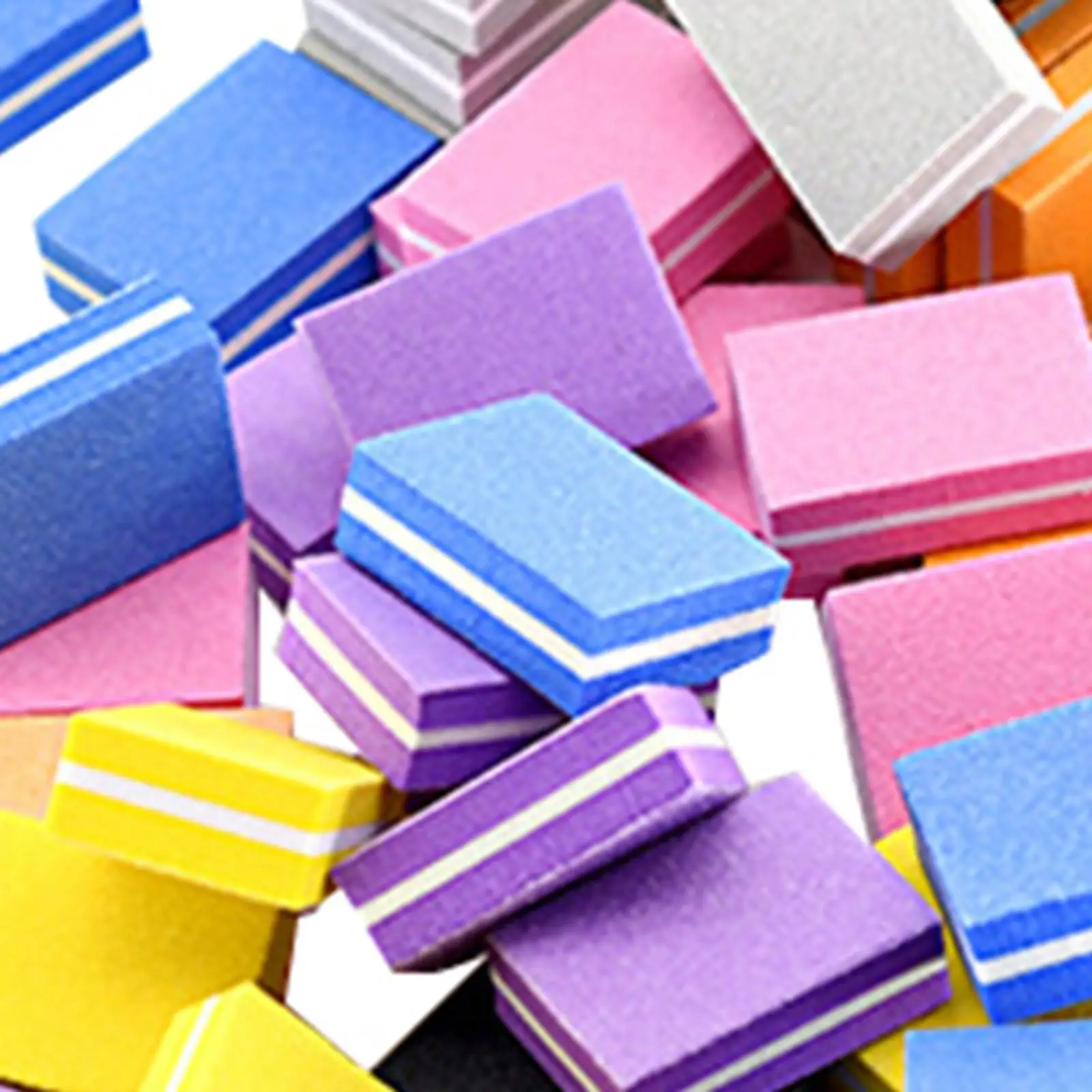 ネイルバッファーブロック 中粒度 長方形ネイルファイル プロのマニキュアツール サロンや家庭用