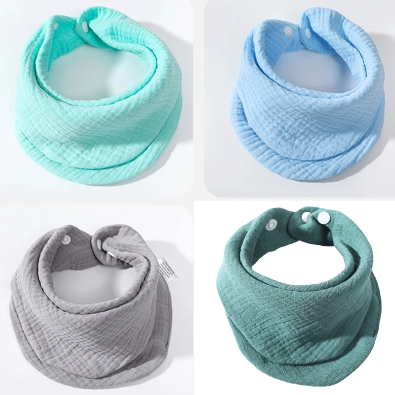 Katoenen babyslabbetjes Babybandana Kwijlslabbetjes voor unisex jongensmeisjes kleuren