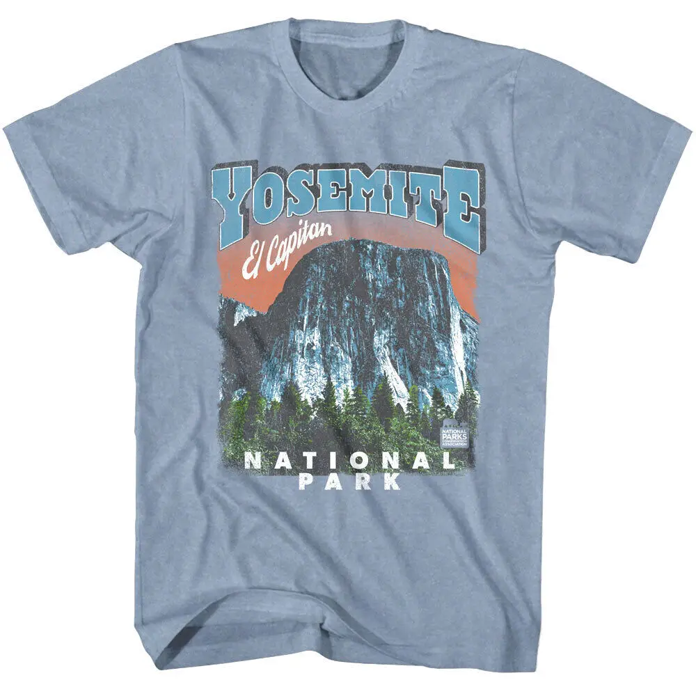 Yosemite El Capitan Men'S T Shirt National Park California Sierra Forest