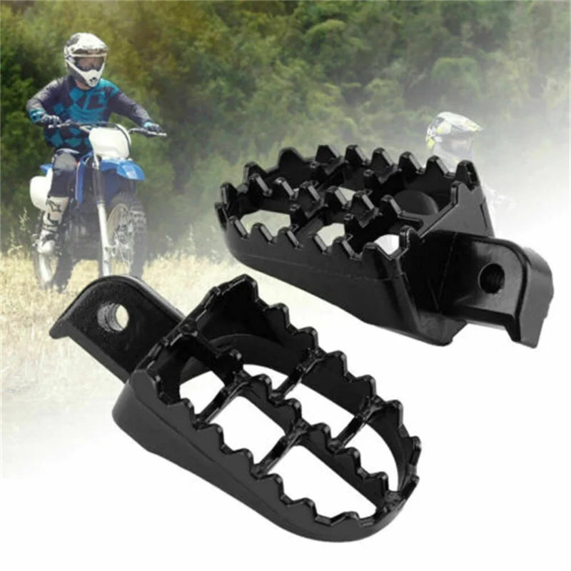 Motorcycle Foot Pegs Pedal Footrest Motorbike Accessories Universal For Honda Kawasaki Yamaha Pit Bikes 50cc 70cc 110cc 125cc