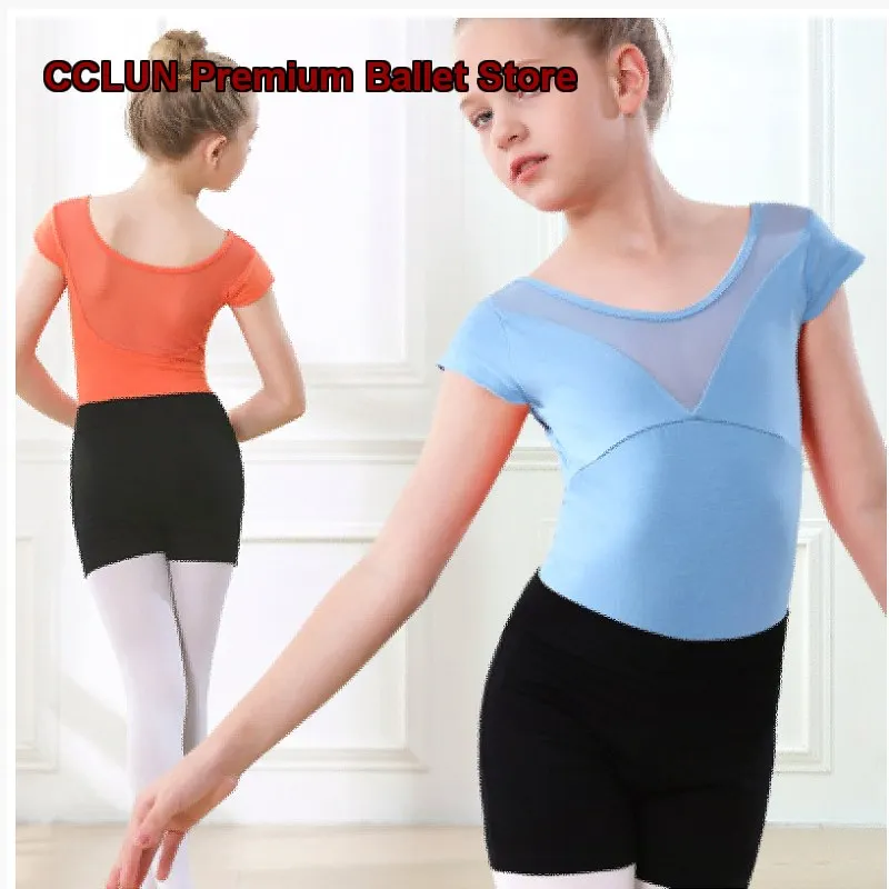 completo-da-ballo-per-bambine-arancione-maniche-corte-pantaloncini-abbigliamento-da-danza-abito-cinese-maniche-corte-per-bambini