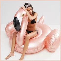 Flamingo Pool Float Fun Beach Floaties Inflatable Swimming Pool Toys floating bed Summer Pool Raft Lounger floating mat