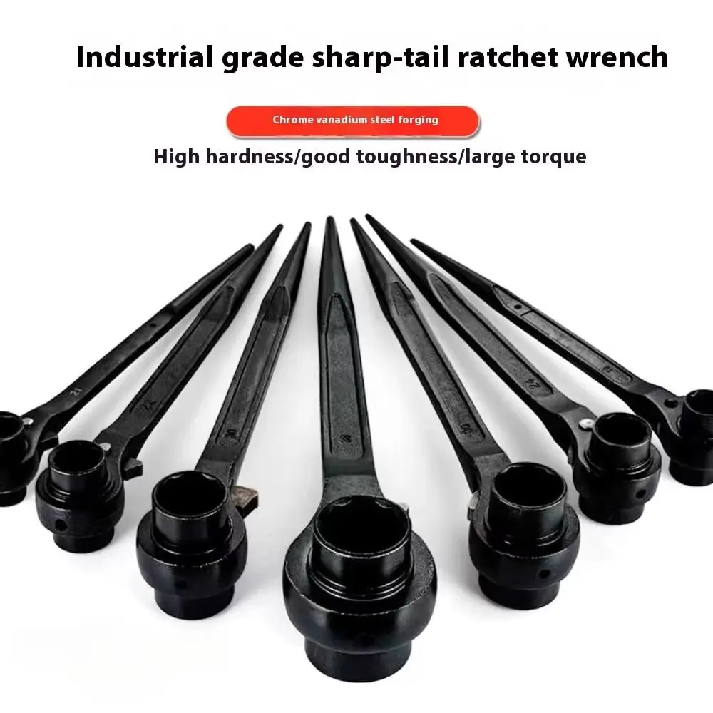

Socket or Bit Holder Sharp Tail Ratchet Wrench Quick Release Square Drive Head Mini Ratchet Wrench Reversible Design