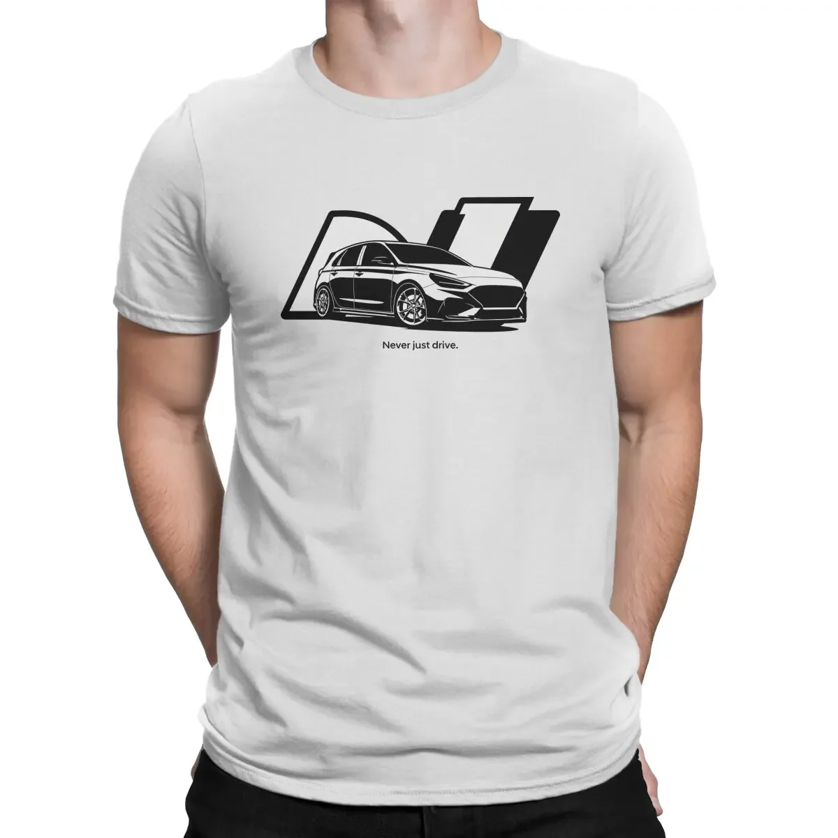 Hyundai I30n Men T Shirt N Racing Vintage Tee Shirt Short Sleeve Crew Neck T-Shirts Pure Cotton Printed Tops