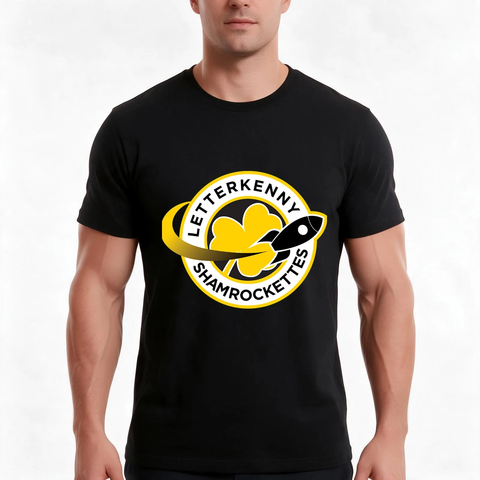 Letterkenny T-Shirt, Summer Casual Cotton Tee, Oversized Streetwear Tops, Vintage Graphic Print, Loose Fit Short Sleeve