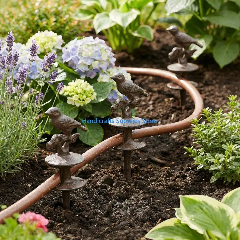 R1WA Decorative Conventional Design Metal Hose Guide For Avoiding Plant Damage In Flower Zones