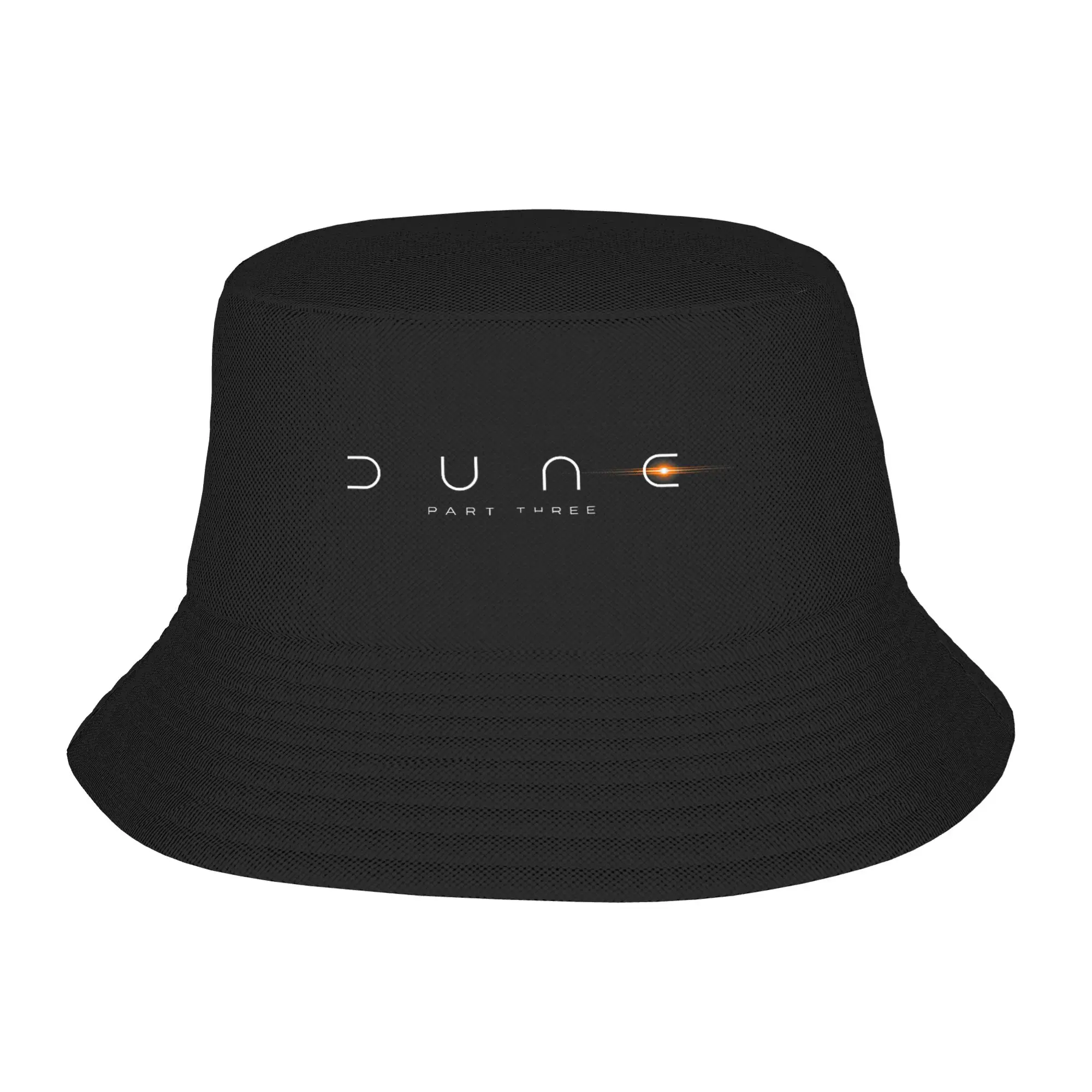 Unisex Dune Part Three Logo Bucket Hat  Foldable Fisherman Hats Spring Casual Beach Travel Caps Hip Hop Design Sun Hat