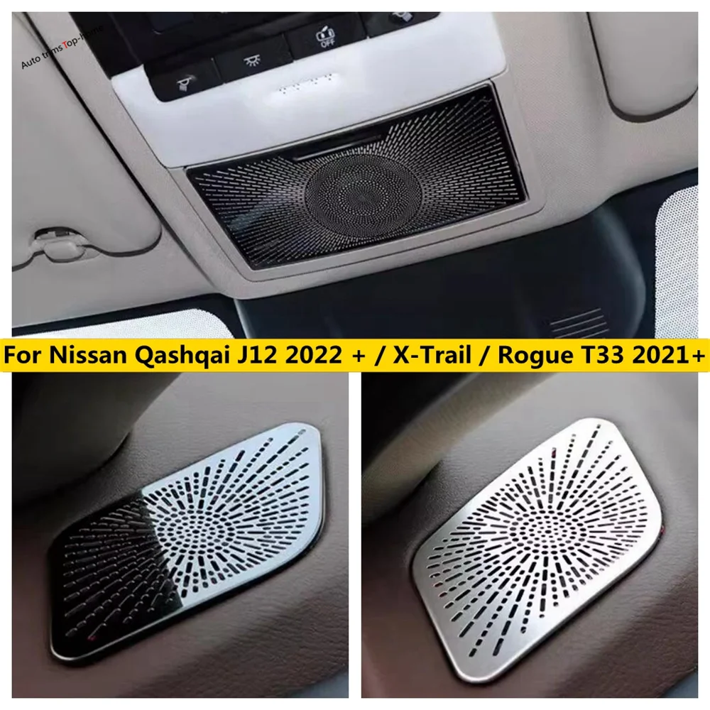 

Car Speaker Reading Light Lamp Air Outlet AC Vent Cover Trim Fit For Nissan Qashqai J12 2022 + / X-Trail / Rogue T33 2021 - 2024