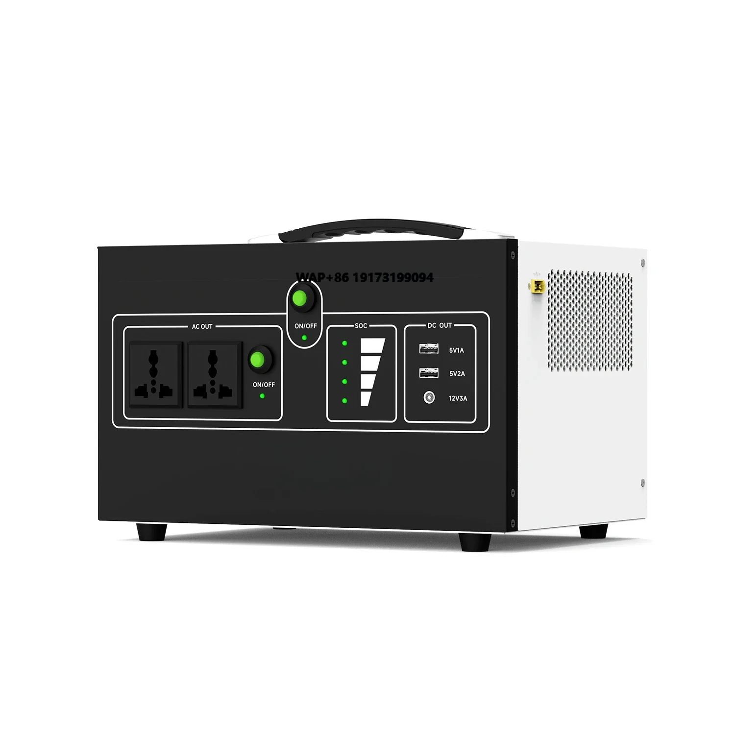 

Multi-Functional 1200W Portable Power Station Solar Generator for Outdoor Home Emergency UPS