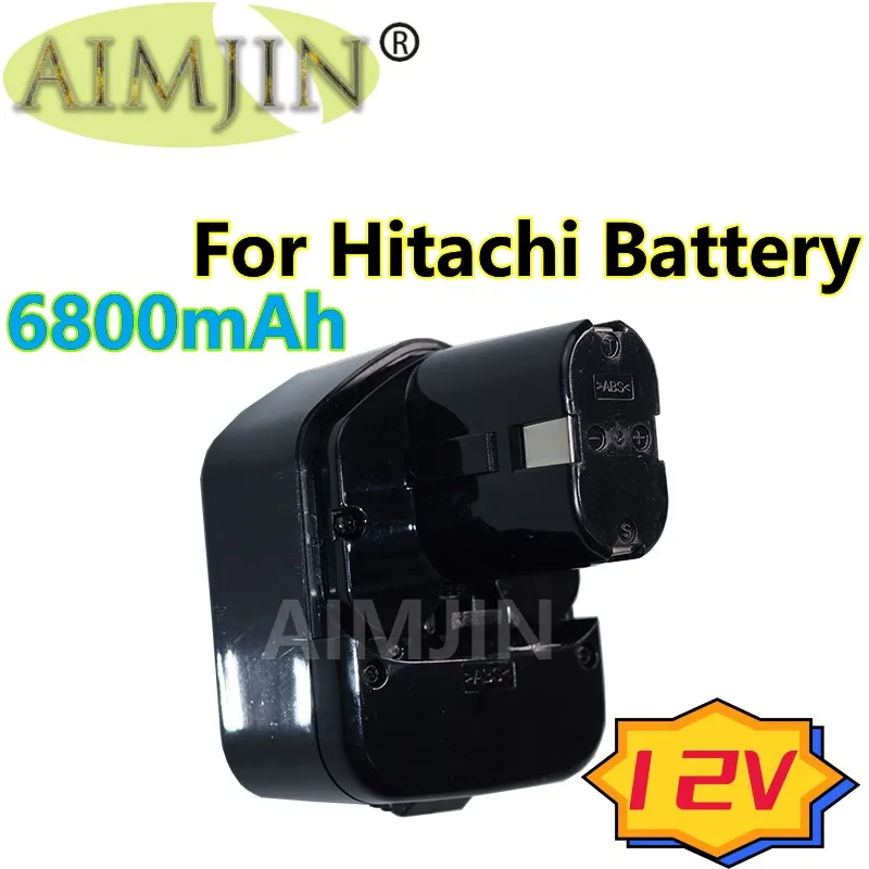 

Neue 12V batterie 6800mAH 12V rechargeble Batterie für Hitachi EB1214S 12V EB1220BL EB1212S WR12DMR CD4D DH15DV c5D, DS 12D