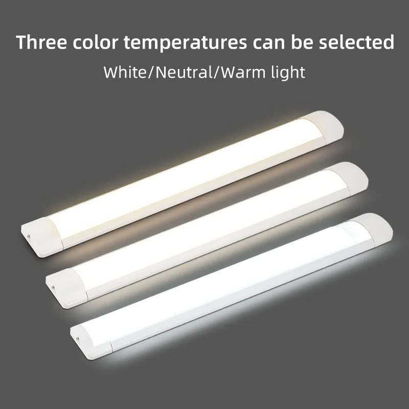 مصابيح خزانة ليد متصلة ، أنبوب إضاءة ، فائق السطوع ، مصباح خزانة المطبخ ، المنزل ، غرفة النوم ، الإضاءة الداخلية ، 40 واط #4