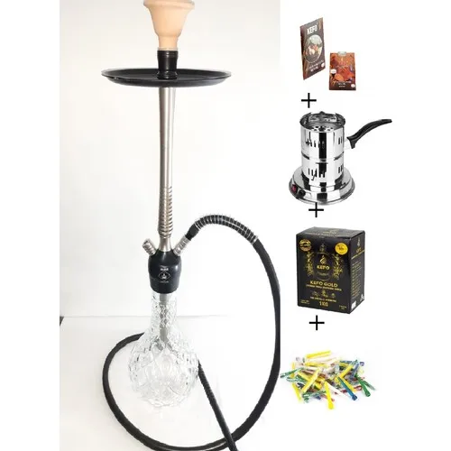 2021 Top Hookah Deluxe Electric Cooker Foil Sipsi Narguile Complete Set Pipe Shisha Tobacco For Hookahs Smoking Accessories Hot