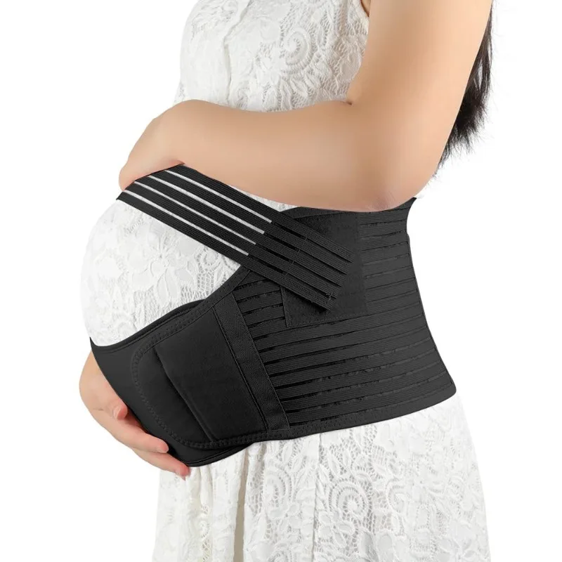 Breathable and Adjustable Pregnant Woman Support Belt Waist Support Waist Contraction Prenatal Belt  Postpartum Belt