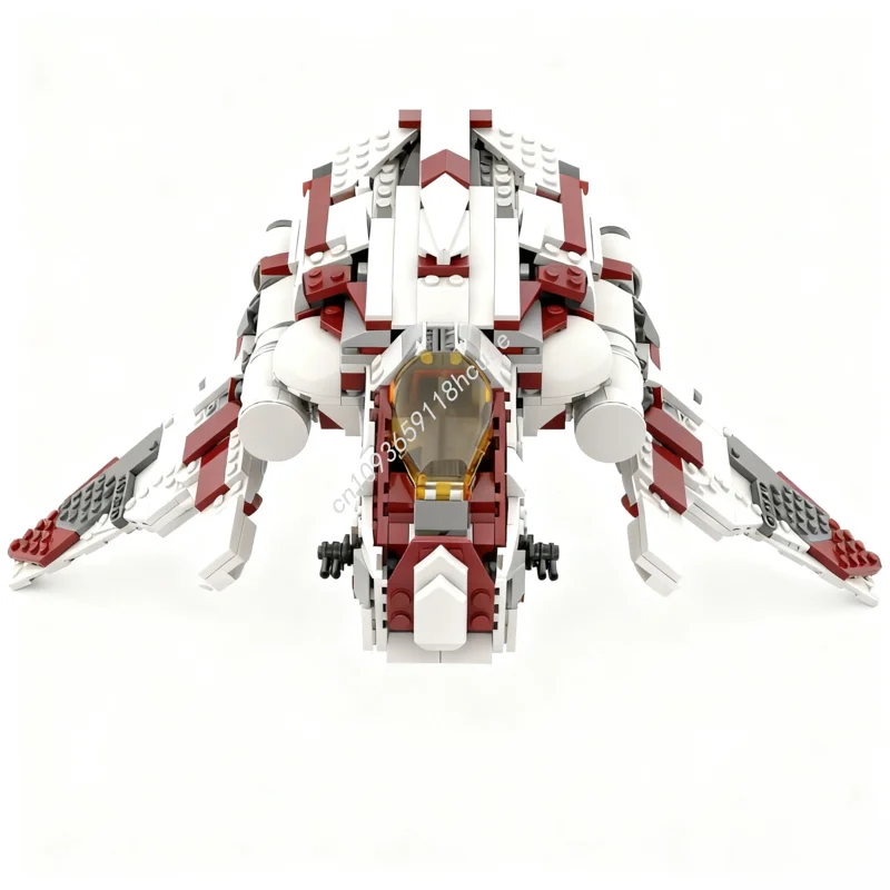 742 Uds. MOC Nuclass Shuttle Star Battle modelo bloques de construcción juguetes artesanales arquitectura para niños DIY Modular montar regalos de navidad