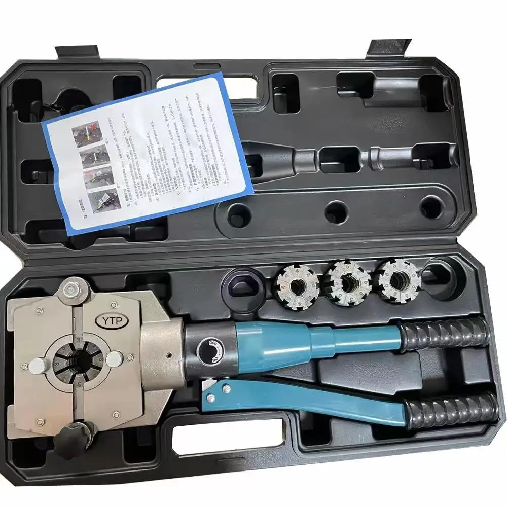 Handheld Automotive Air Conditioning AC Hose Crimping Tool Portable Auto AC System Repair Crimper Hand Tool