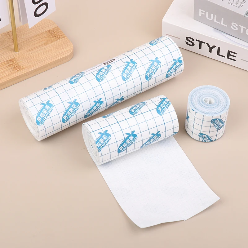 Non-woven Fabric Film Waterproof Transparent Tape Adhesive Plaster Anti-allergic Wound Dressing Fixation Tape