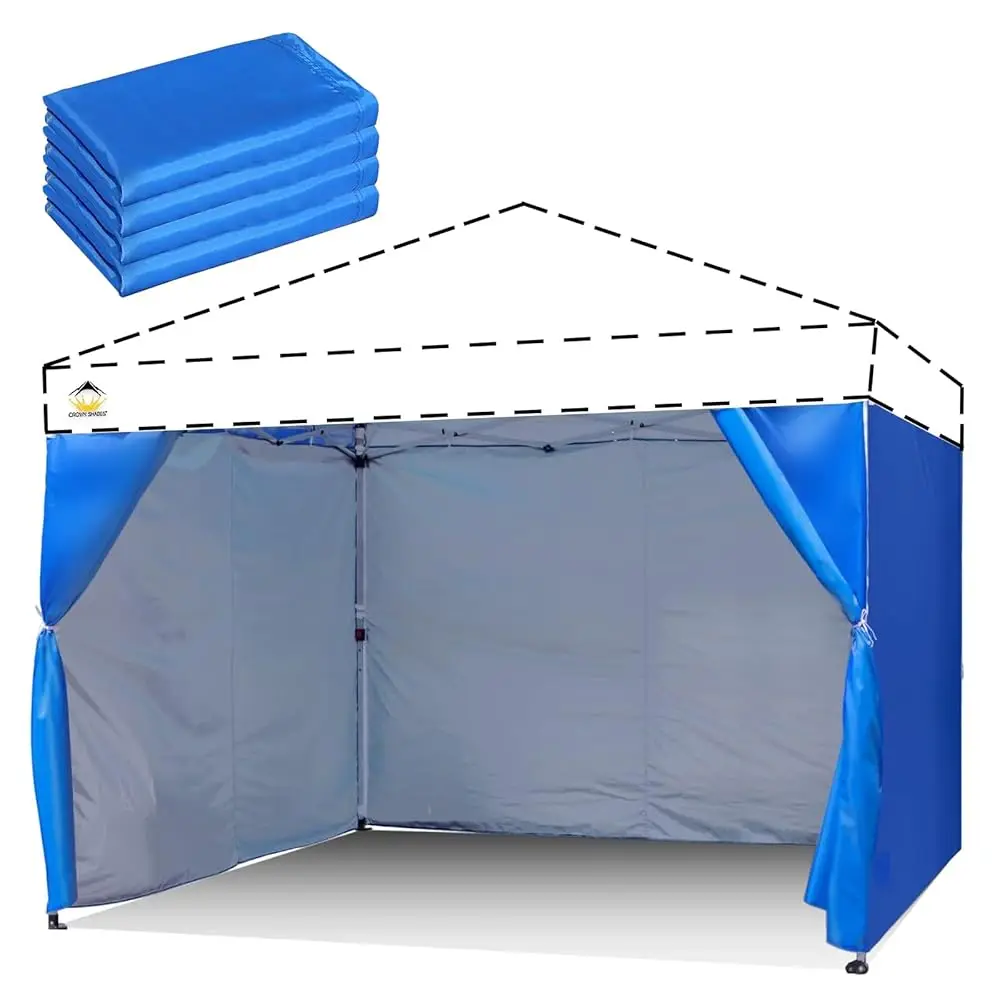 

10X10 Canopy Sidewalls (4Pck) - Walls 10X10, Sidewalls For Canopy - Tent Accessories, Blue