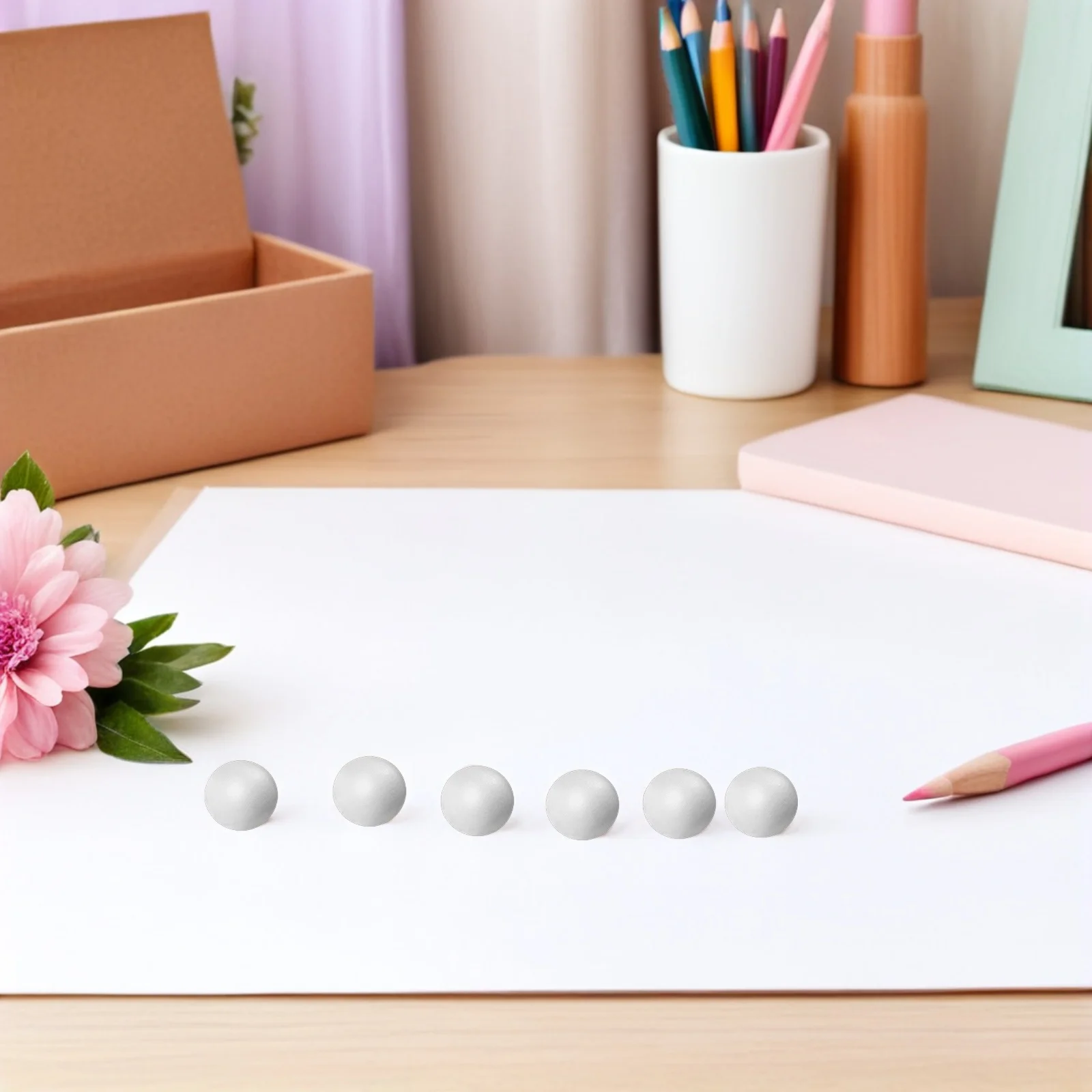 1500 шт. шарики из пенопласта 1,5 см, шары из полистирола