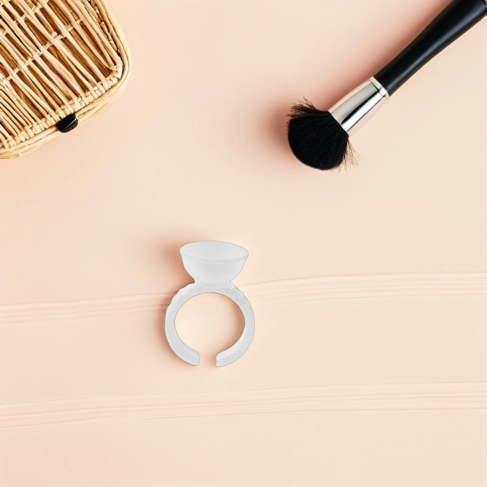 

500 шт., кольца для клея для ресниц, микроблейдинг, держатель для пигмента для татуировки, чашки, одноразовые пластиковые принадлежности для дизайна ногтей для ресниц