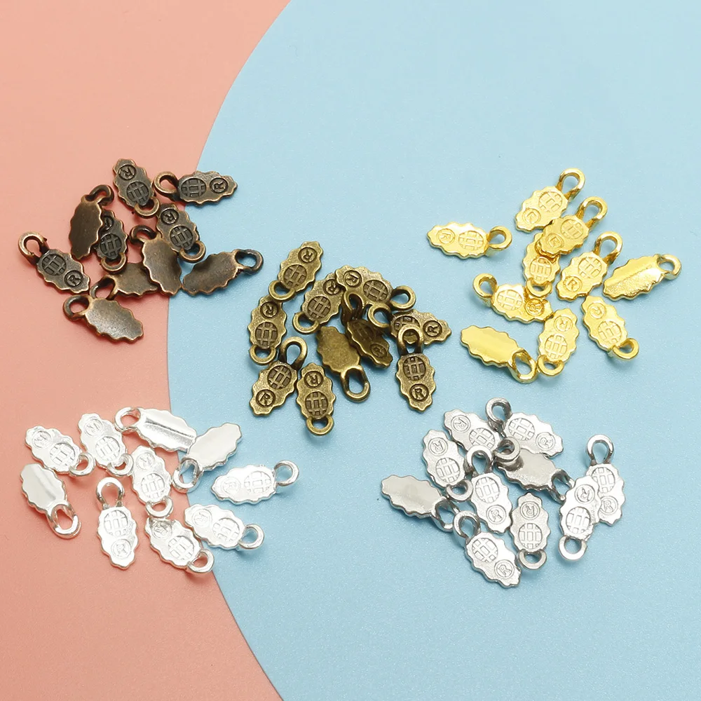 

200pcs Spoon DIY Oval Leaf Jewelry pendant Glue On Earring Bails pendant For Fitting Glass Cabochon Pendants