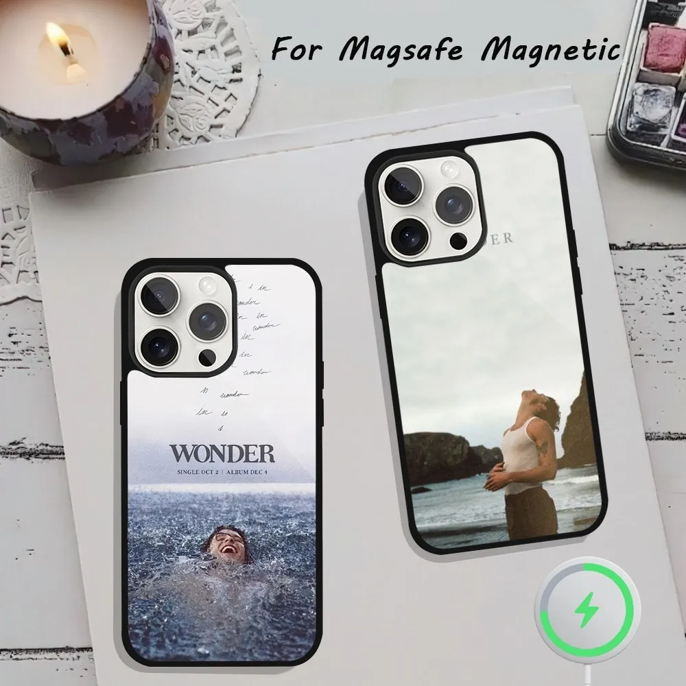 Singer S-Shawn Mendes Wonder Phone Case  For iPhone 15 12 13 14 11 Pro Plus Max Magsafe Magnetic Wireless Charging shell