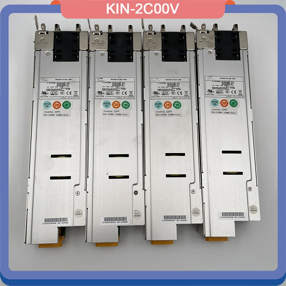 1 PCS KIN-2C00V 1200W For Zippy Server Hot Swap Redundant Power Supply