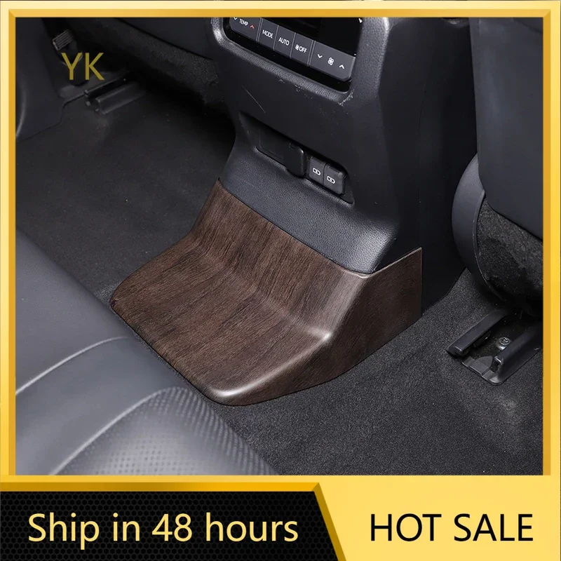 

For Toyota Land Cruiser 250 Prado LC250 24-25 ABS Carbon Fiber Rear Air Outlet Cross The Bridge Decorative Panel Car Accessories