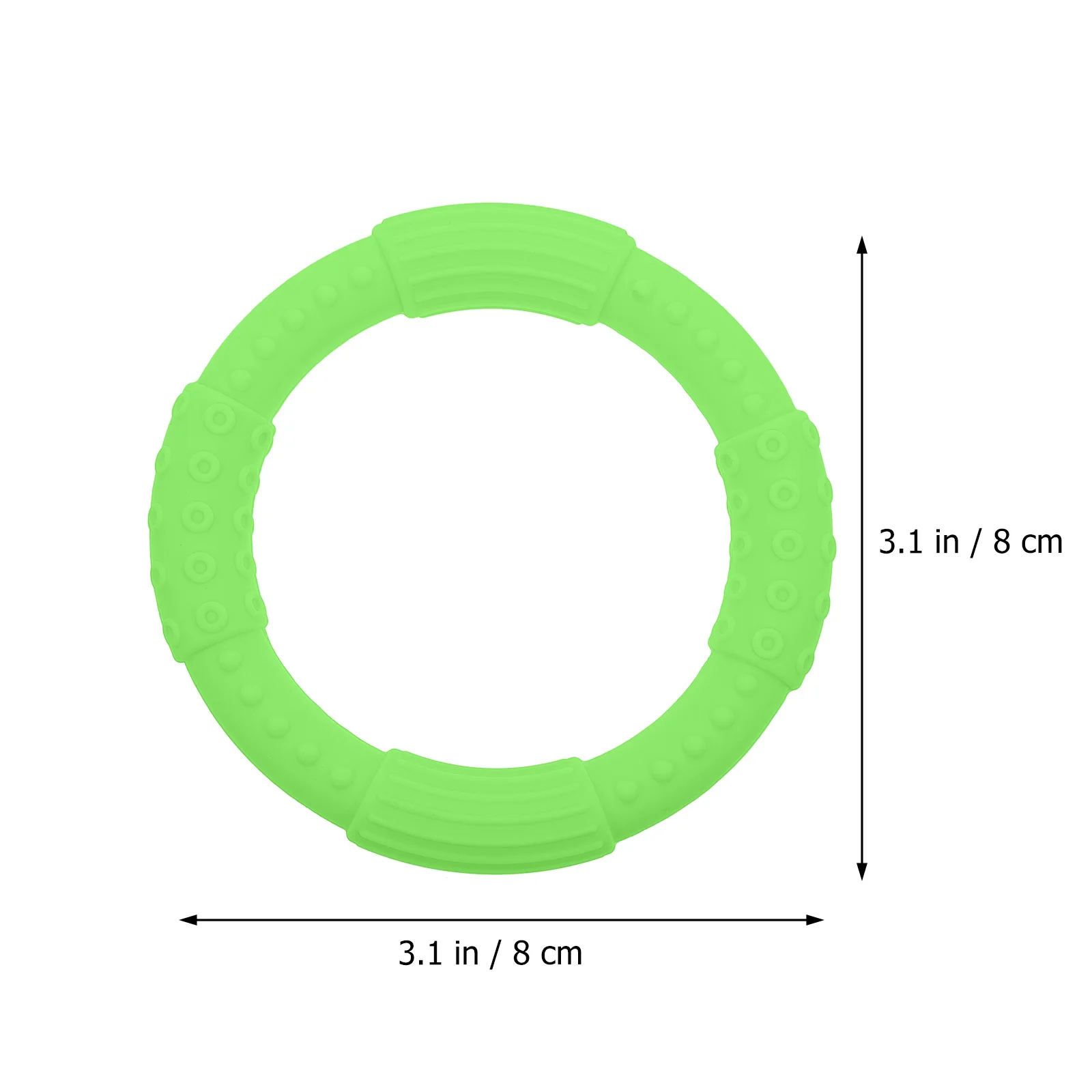 1Pcs Baby Silicone Bracelet Teether Ring for Infant Molar Relief Soft Chewable Soother Smooth Lightweight Round Design Toddler