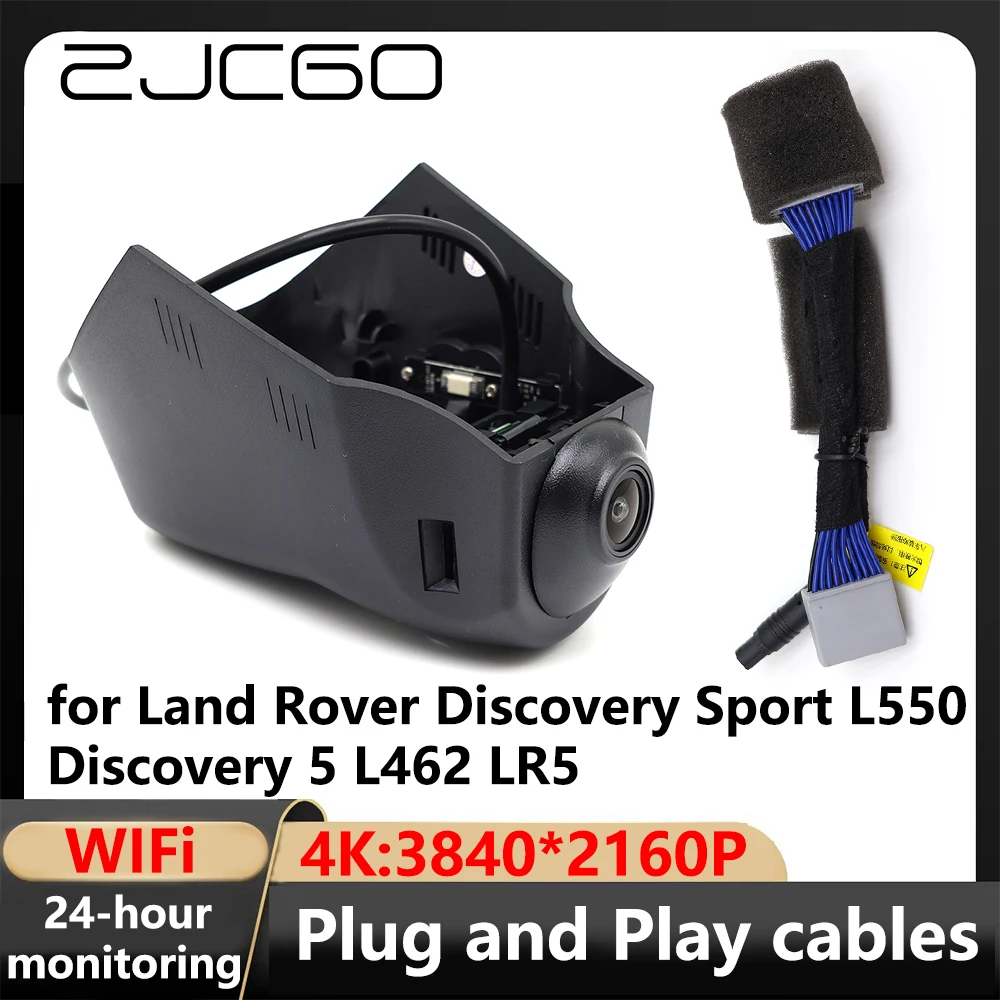 

ZJCGO 4K Wifi 3840*2160 Car DVR Dash Cam Camera Video Recorder for Land Rover Discovery Sport L550 Discovery 5 L462 LR5