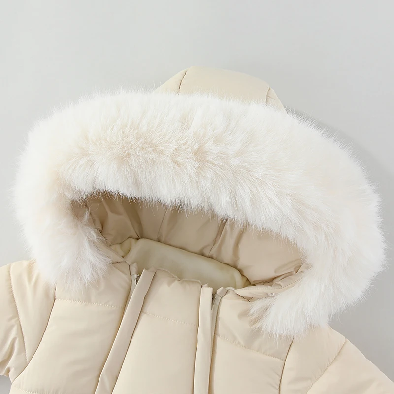 الوليد الطفل بذلة الشتاء رشاقته رومبير الطفل القطن الدافئة الرضع ارتداءها لينة الطفل الثلوج ارتداء سترة الاطفال الملابس 0-18 أشهر