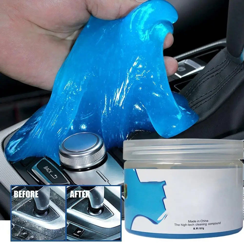 Auto Multi-functional Cleaning Gel Air Conditioning Outlet Car Interior Decoration Dust Collector Interior Dirt Clean Tools