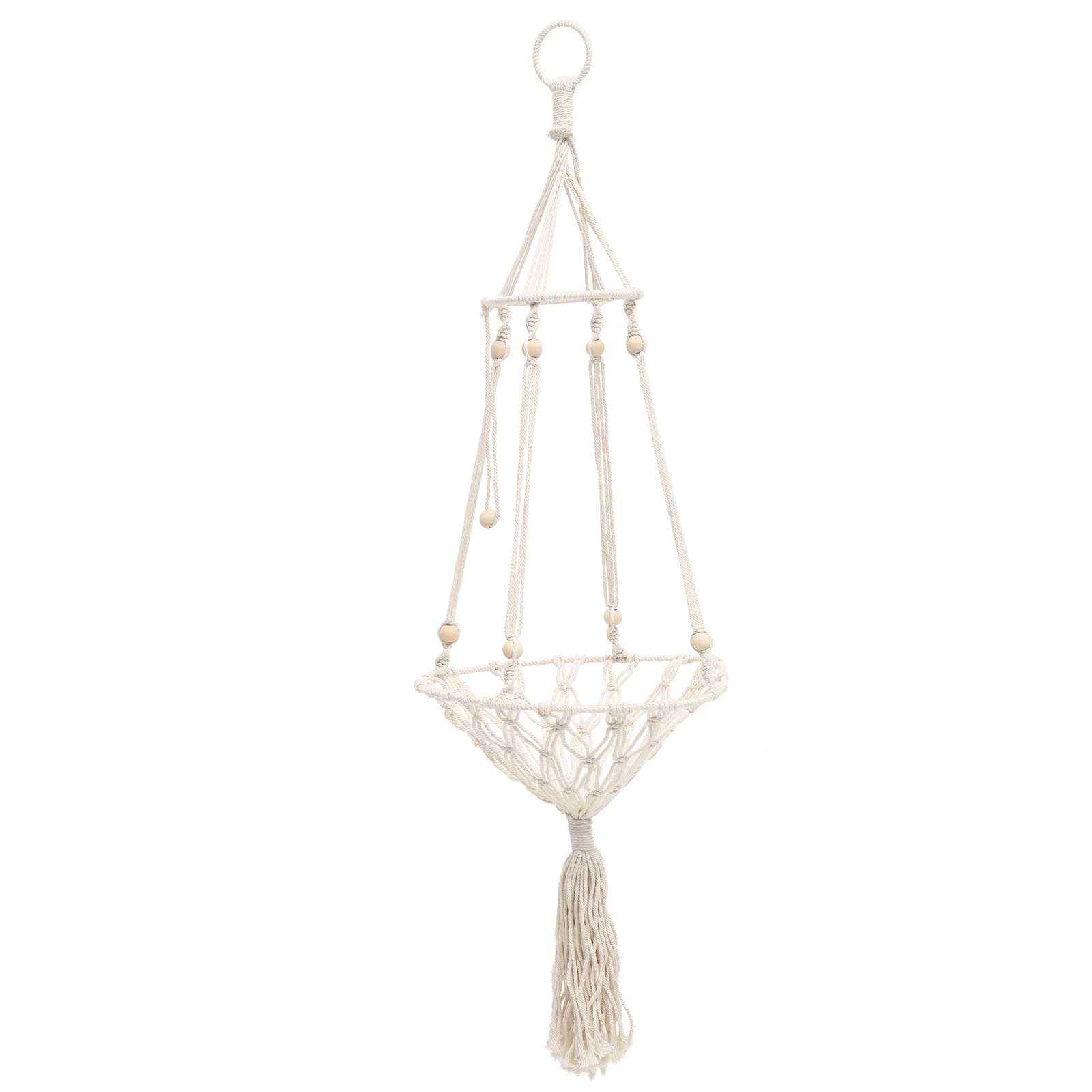 Bohemian Macrame Cat Hammock Bed Handcrafted Hanging Cat Sleeping Bed Breathable Pet Rest Decorative Use