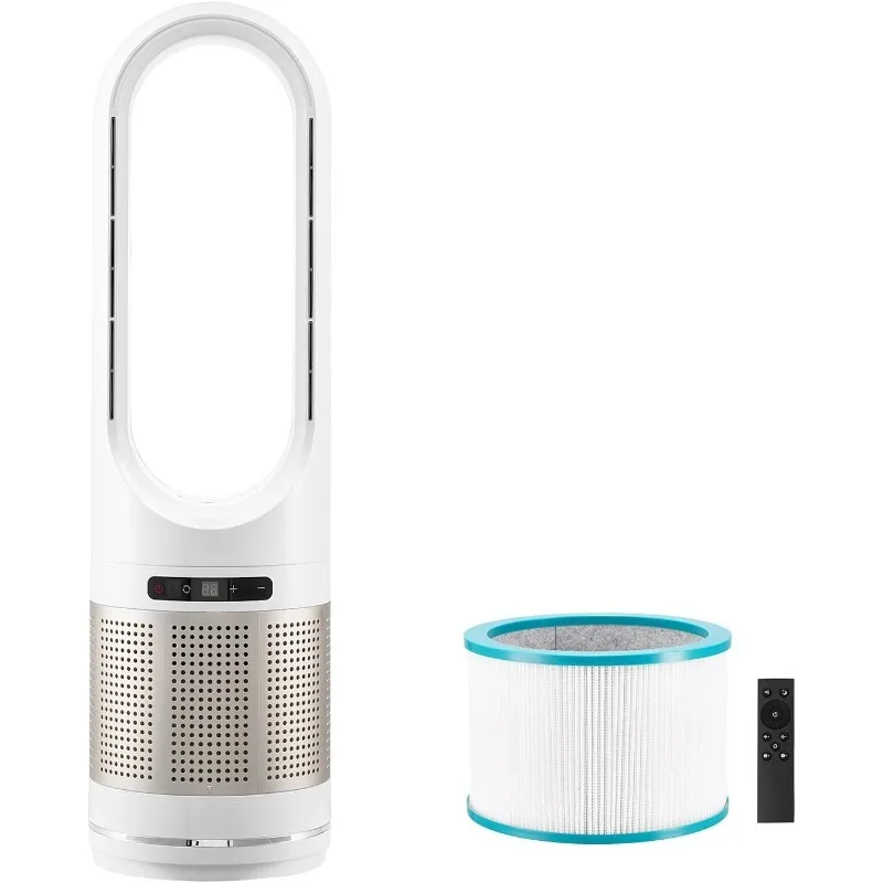 

Безлопастной башенный вентилятор VEVOR, скоростной напольный вентилятор длиной 16,4 фута/с, который выдувает холодный воздух, 80 ° Осциллирующие 8-скоростные вентиляторы, 8-часовой таймер, стоячие вентиляторы