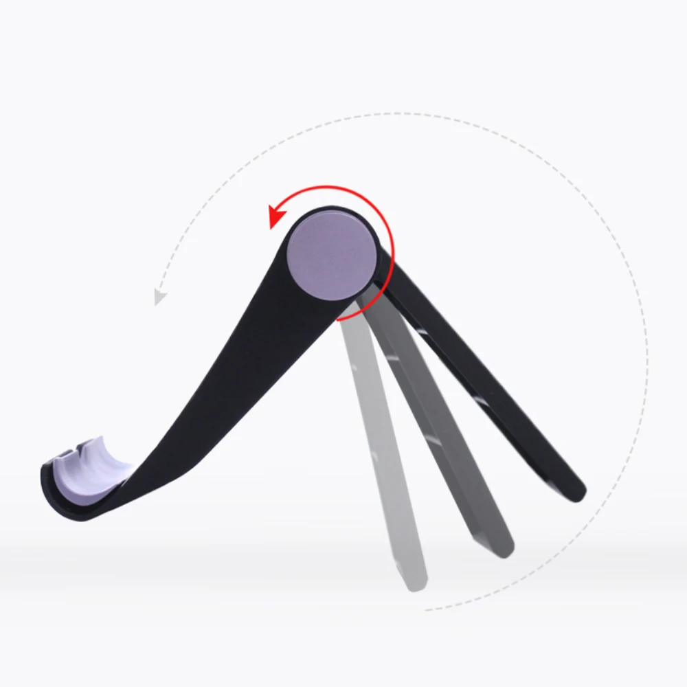 Soporte de escritorio plegable para tableta, portátil, transparente, para teléfono móvil