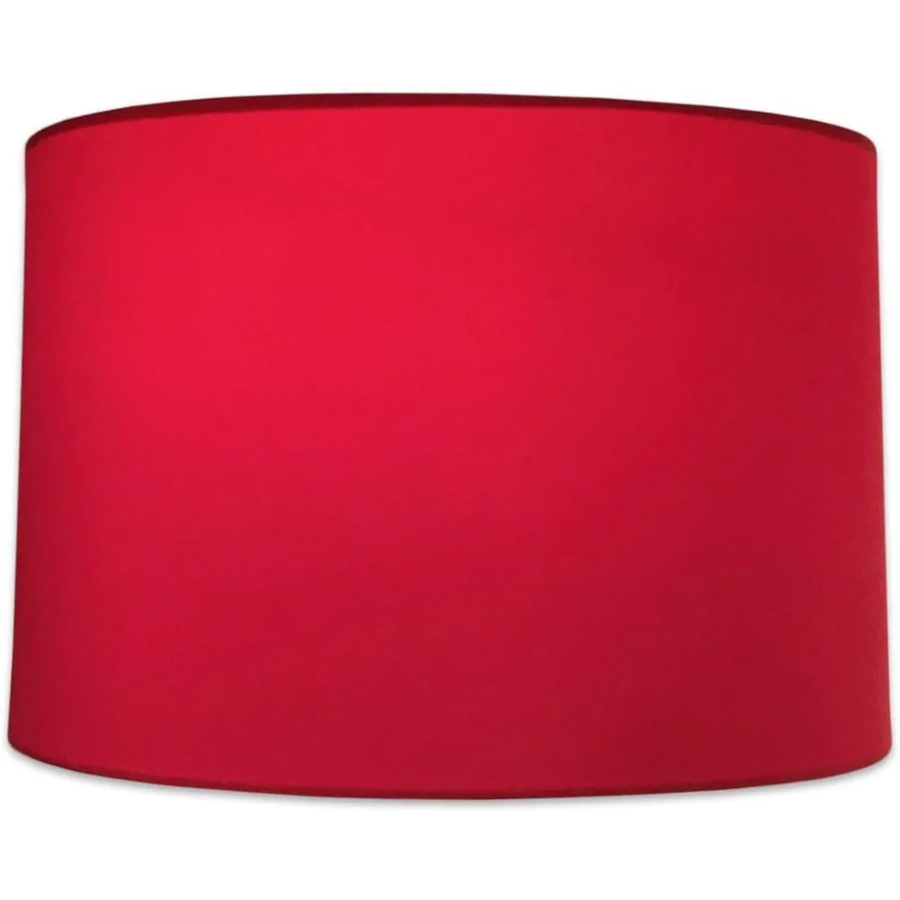 ظلال مصابيح ذات غلاف خلفي صلب باللون الأحمر الضحل مقاس 15 × 16 × 10، عبوتان، تصميم مدمج للإضاءة المنزلية #4