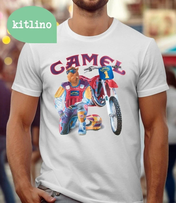 

Camel Supercross Motorcycle Short Sleeve T-shirt