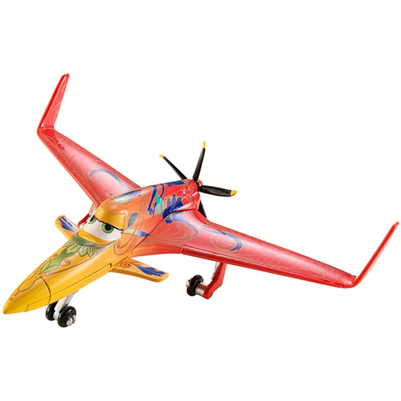 Disney Pixar Aviões Toy Avião Modelo para Crianças, Crophopper Empoeirado, Echo Bravo, Aviões De Combate, Metal, Presentes De Aniversário, No.7