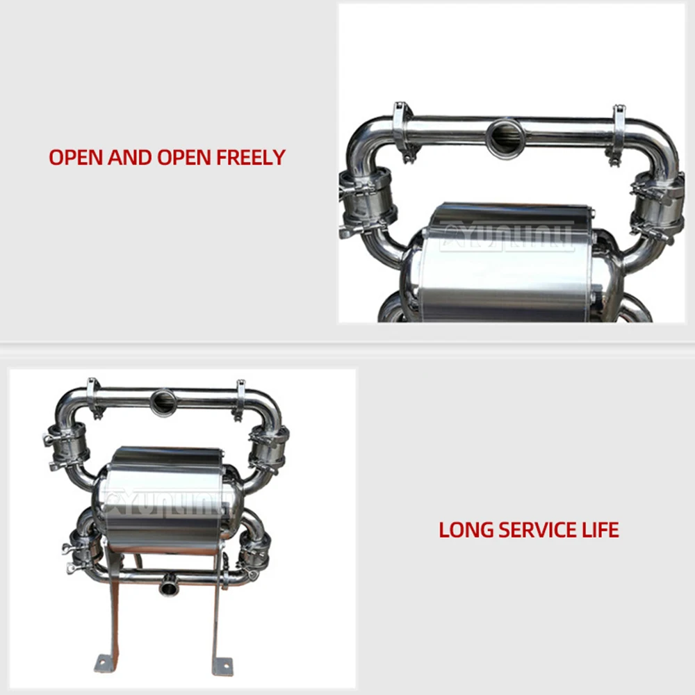 

Мембранный насос из нержавеющей стали 2026 с воздушным управлением для лабораторных лекарств и пищевых продуктов, устойчивый к коррозии и высоким температурам