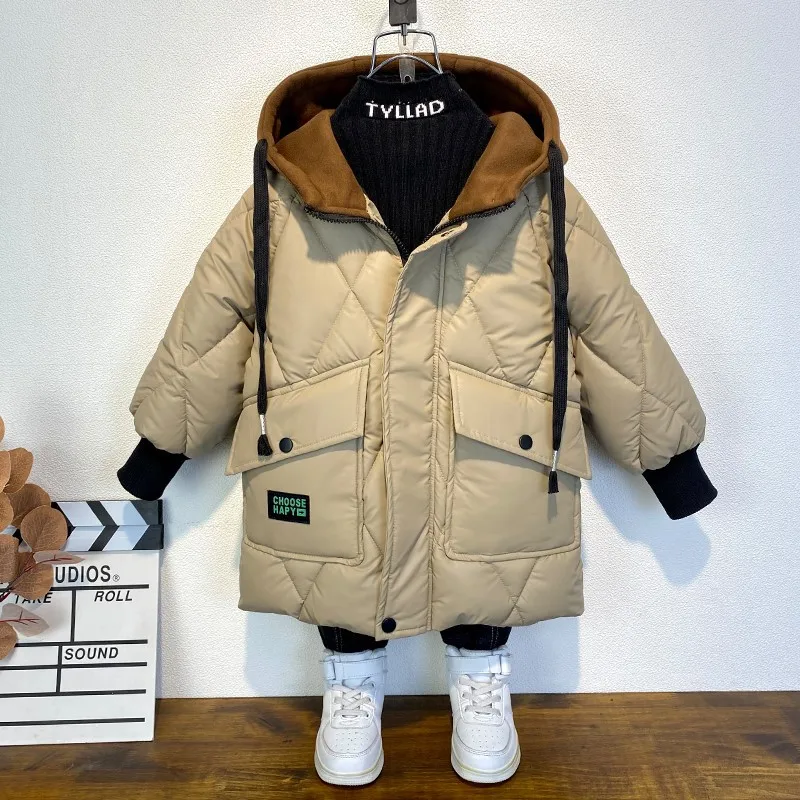 Children Winter Down Jacket Boy toddler girl clothes Thick Warm Hooded Coat Kids Parka spring Teen clothing Outerwear snowsuit