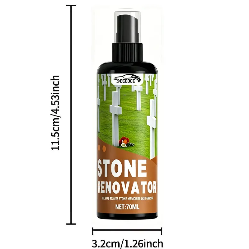 Efficient Stone Surface Refurbish Cleaner, Deep Decontamination, Old Stone Brightening & Restoration Agent