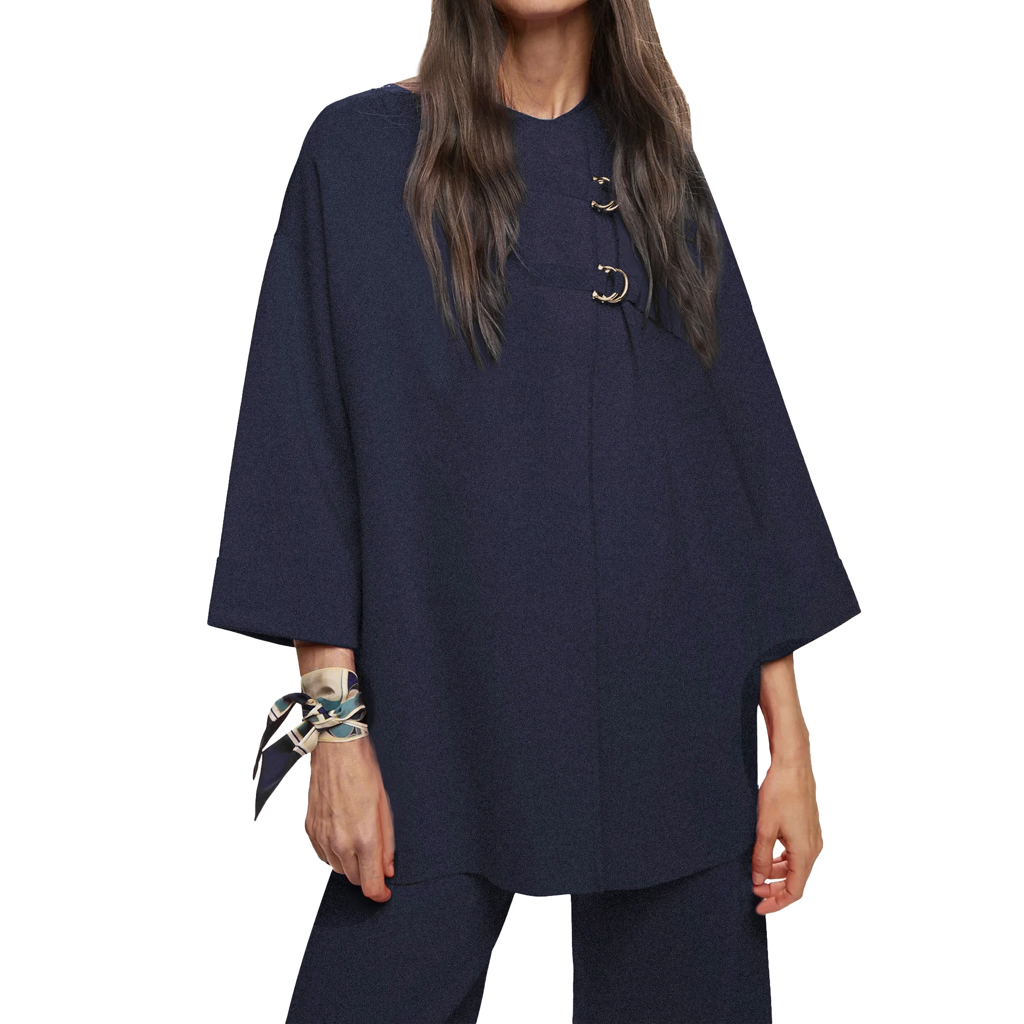CHCH Winter New Women's Woolen Short Coat 2025 Solid Loose Short Jackets Warm Ladies Blends High Street Female Woolen Coats