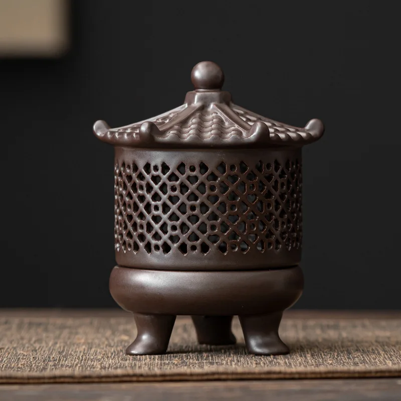 

Guta Ceramic Craft Holder Backflow Burner Creative Home Stick Incense Ceremony