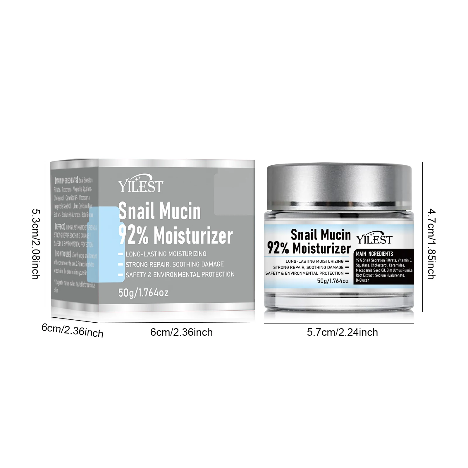 Snail Mucin 92% Moisturizing Advanced Power Essence Fading Lifting Firming Smoothing Nourishin Brightening Strong Repair Care