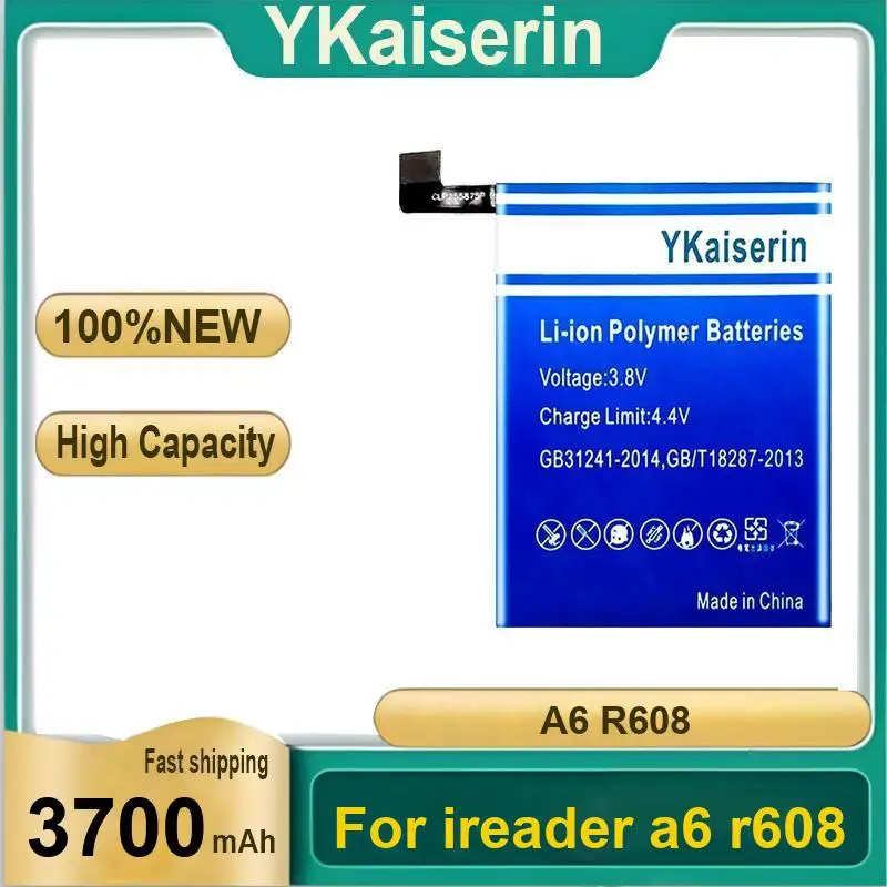 

Prolonged Performance Hardwearing For Ireader A6 R608 E - Book Reader Battery 3700Mah