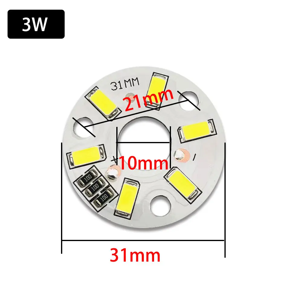 LED Light Board DC5V Light Source USB Small Desk Light Reading Light Chip Small Night Light Charging Bank Modified Light Board