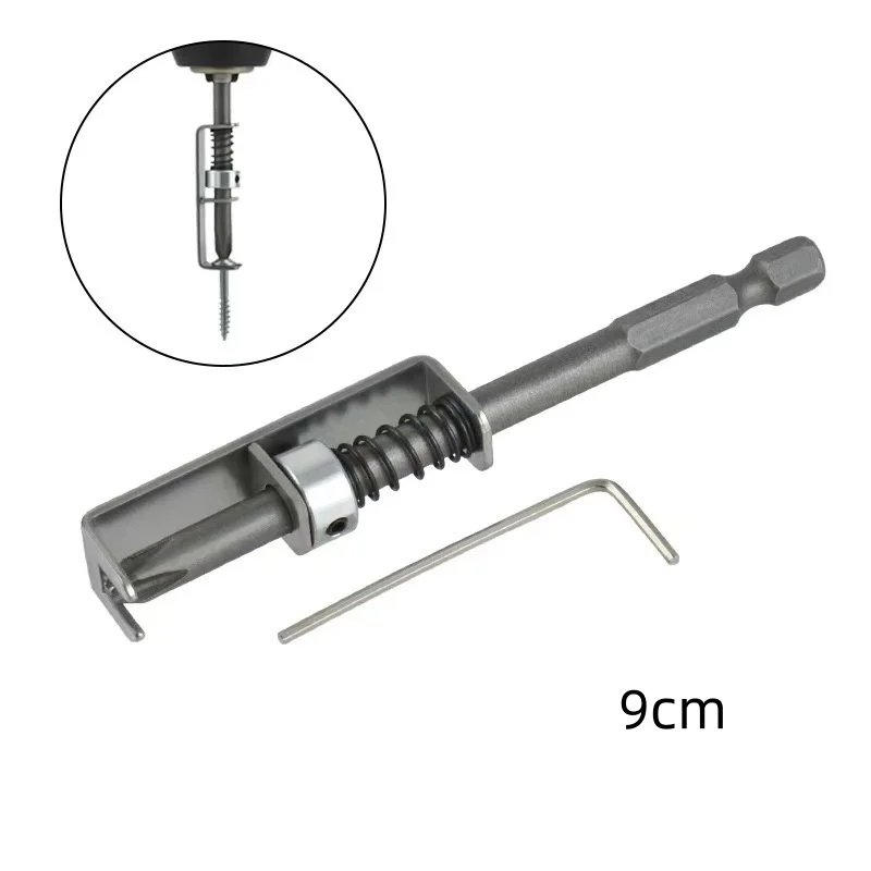 Screw Bit Holder Spring-Loaded Screw Holder Bit Retaining Adapter Tool Quick Release Attachment For Garage Repair Hardware Home