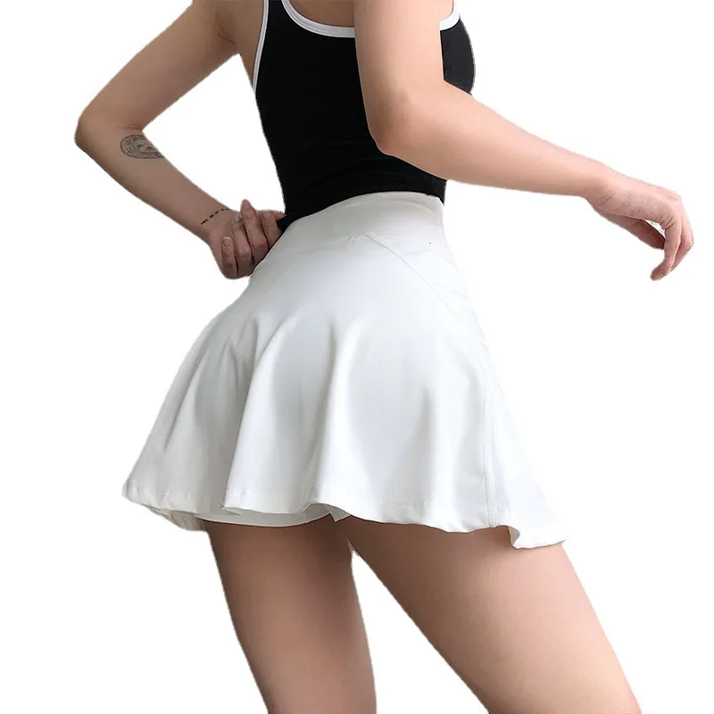 

2022 New Sports Shorts Women's Running Fitness Quick-drying Tennis Skirt Lined With Anti-exposure Yoga Dance Skirt